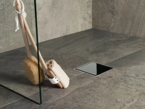 ESS Easy Drain Трап для душа из стали и стекла Aqua jewels