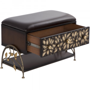 14079 Банкетка Терра Каштан Амбер BOGACHO