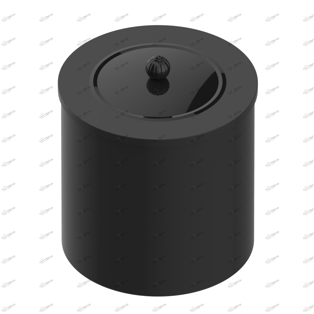 A8N-712CL WASTE BASKET WITH COVER Diameter : 200 mm Thg-paris Vogue с красной яшмой Покрытие PVD бронза A8N-712CL CAT.F