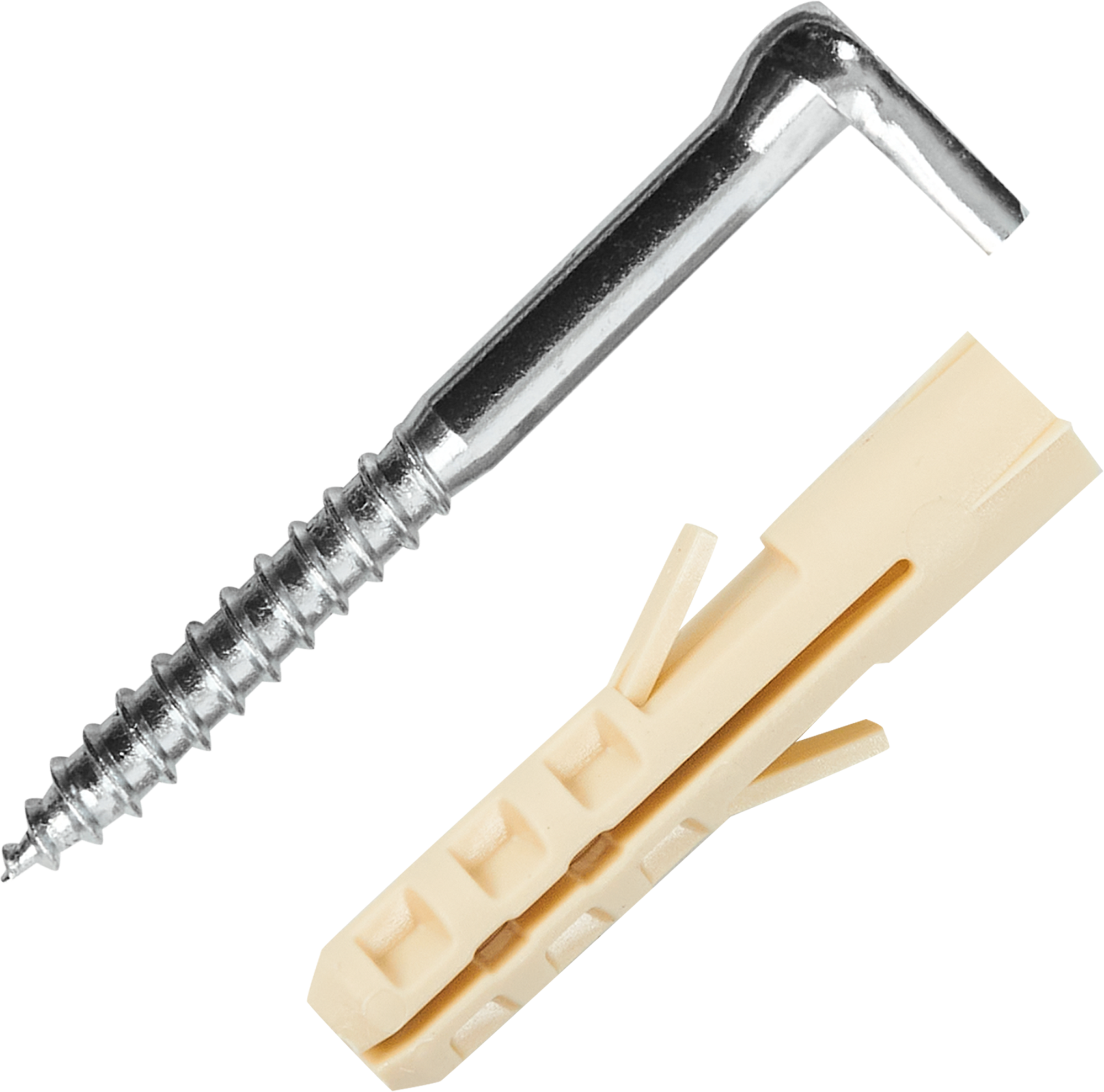 Крюк-шуруп L-образный ЕВРОПАРТНЕР 5.8x65 мм для навесных конструкций 87825849