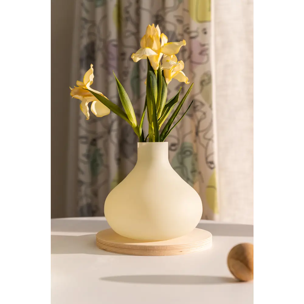 Ваза Эскейп декор айвори EVIS STLM-2154147 - Вид №2