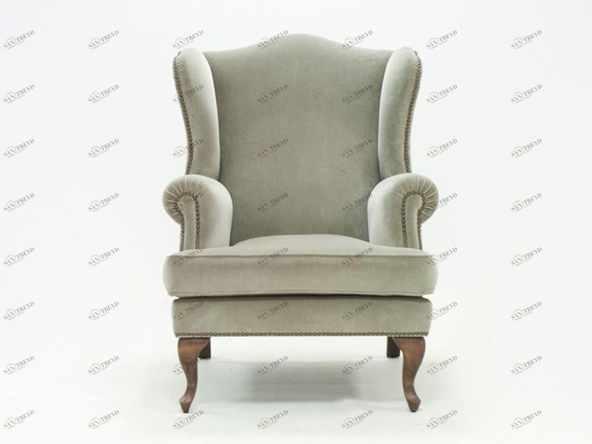 CREARTE COLLECTIONS Велюровое кресло Bergere с подлокотниками Dover crearte 67