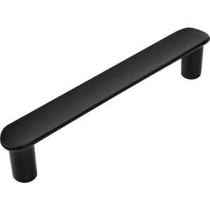 Мебельная ручка-скоба KONSENSA Нота 128 мм матовая черная