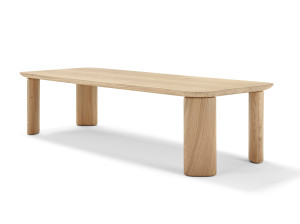 Прямоугольный стол из массива дерева