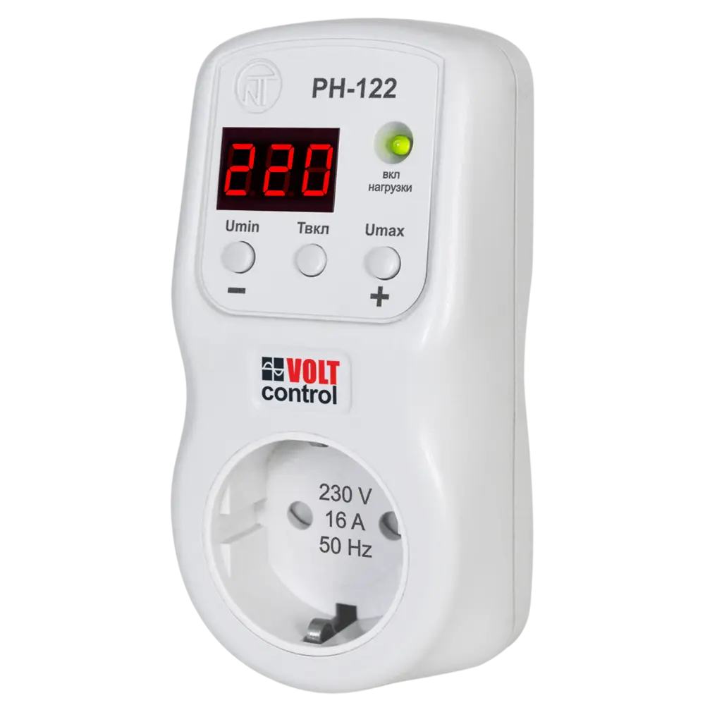 Реле напряжения Новатек-Электро РН-122 с цифровым дисплеем 89347095 STLM-1105030
