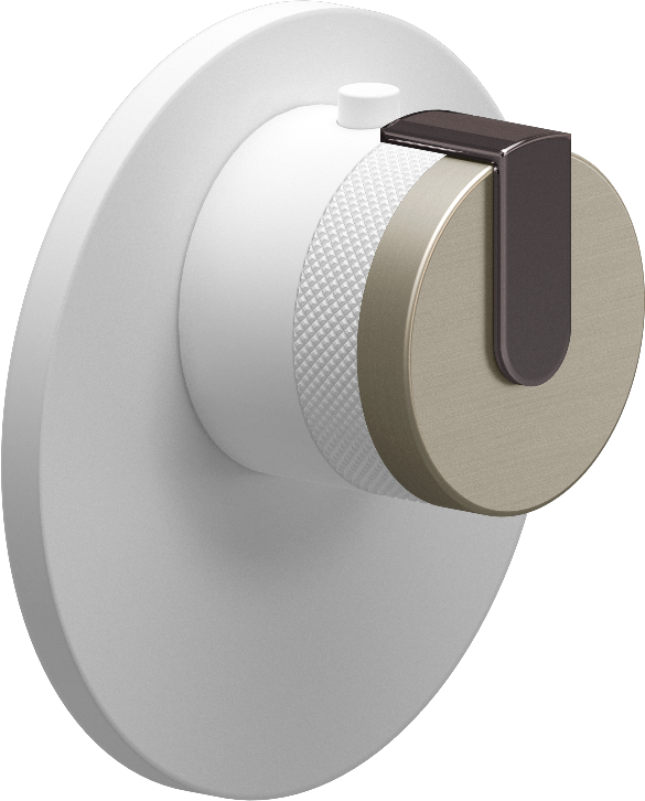 E-8027-R1SN-L1OX-WT-T Термостатический переключатель 3/4-Внешняя часть GRAFF MOD+