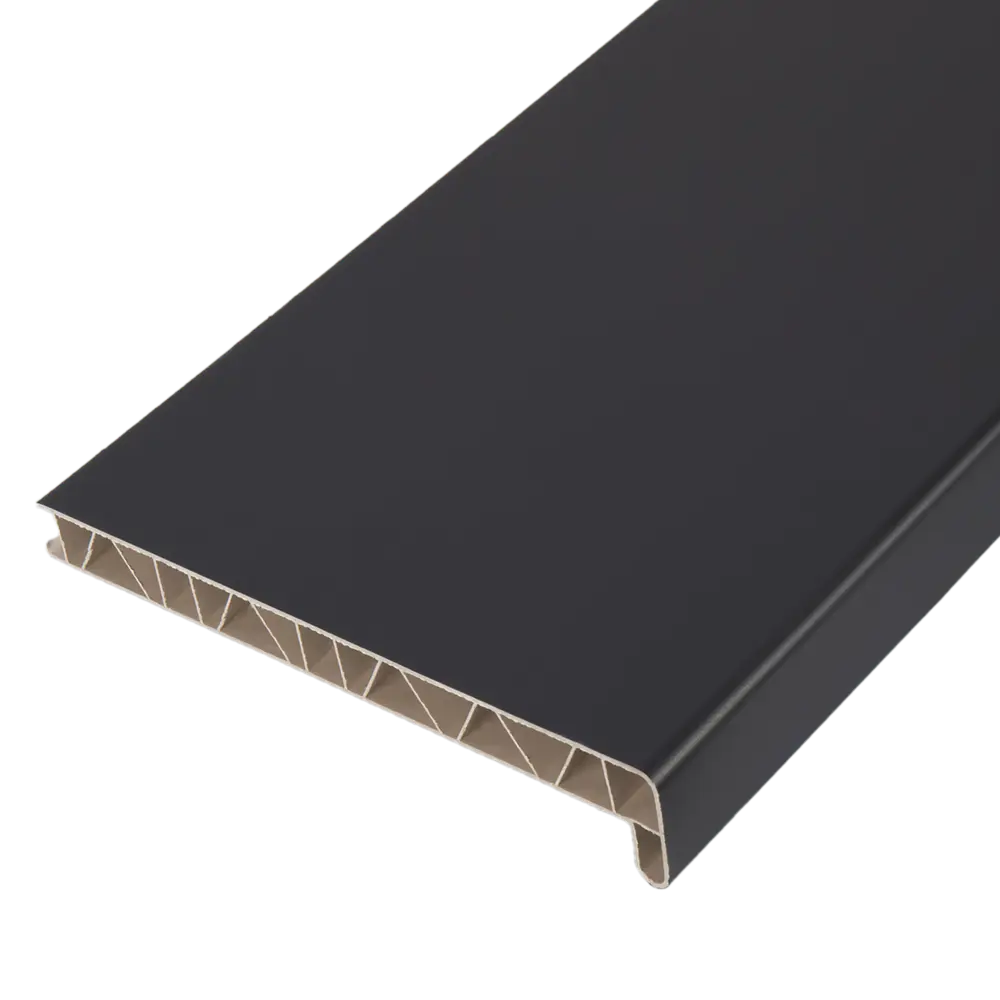 Подоконник ПВХ Santreyd 1500x200 мм цвет антрацит 89380122 STLM-1363481 - Вид №1