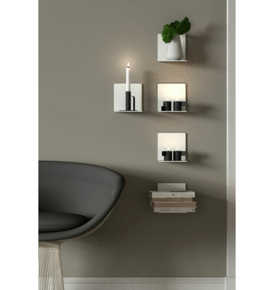 FROST Подсвечник 2002 » черный Нержавеющая сталь Черный N2002-B  - Вид №5