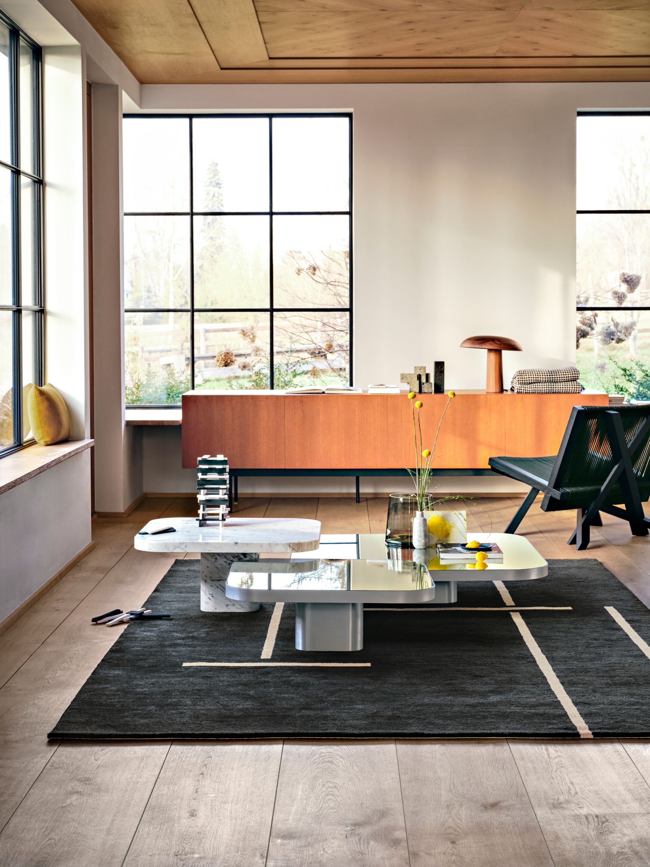 Прямоугольный ковер ручной работы из шерсти Classicon MONOLITH ARCH-00120294 - Вид №1