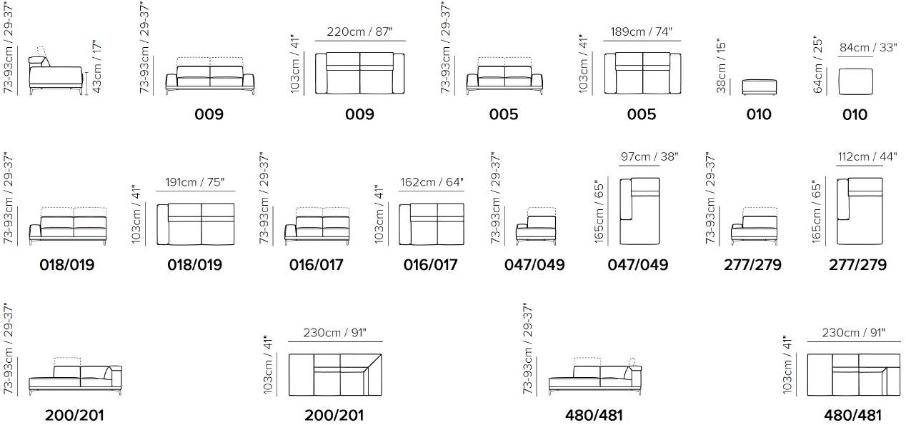 Natuzzi Секционный кожаный диван с шезлонгом с подголовником sun-id-1414934 - Вид №3