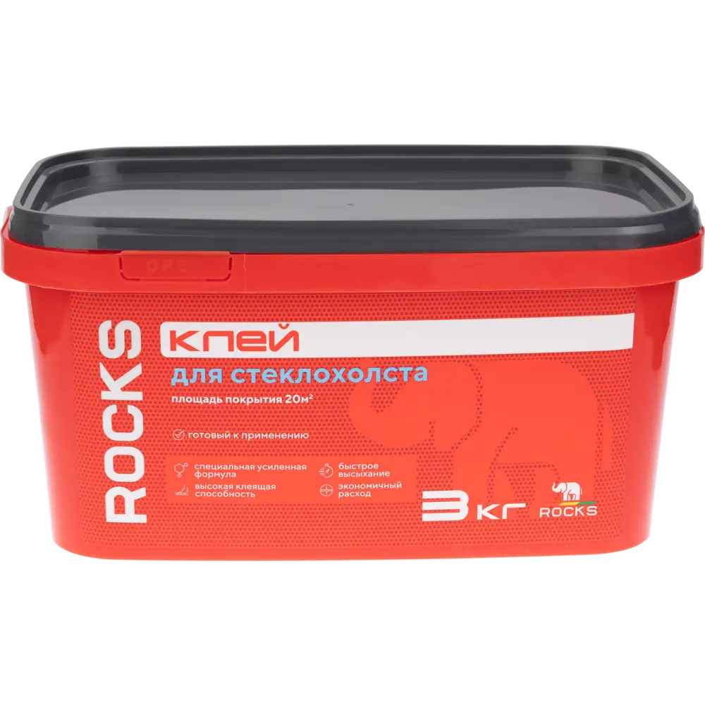 Клей для стеклохолста Rocks 3 кг STLM-2129116