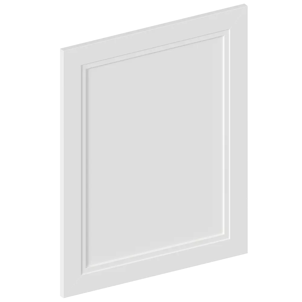 Фасад кухонный KONSENSA Котлас белый матовый с филенкой 60×77 см 89387723 STLM-1567560 - Вид №1