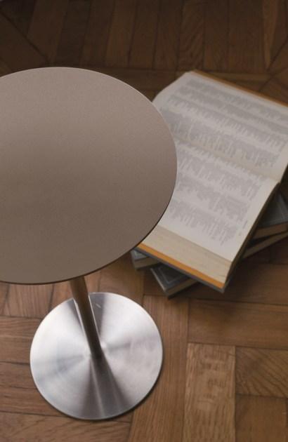 mg12 Круглый журнальный столик из нержавеющей стали Ester Est.001.03 - Вид №1