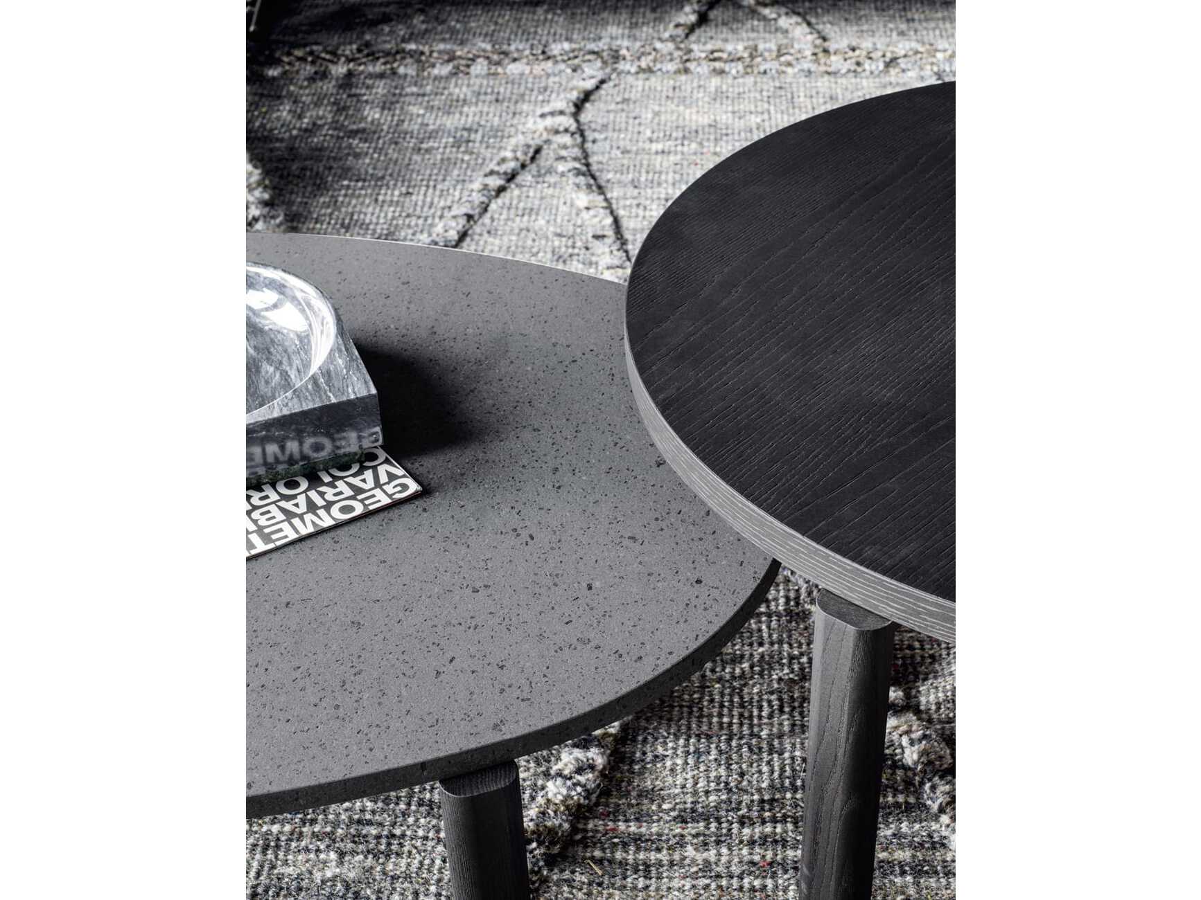 Круглый журнальный столик с мраморным верхом Novamobili ARCH-00107681 - Вид №8