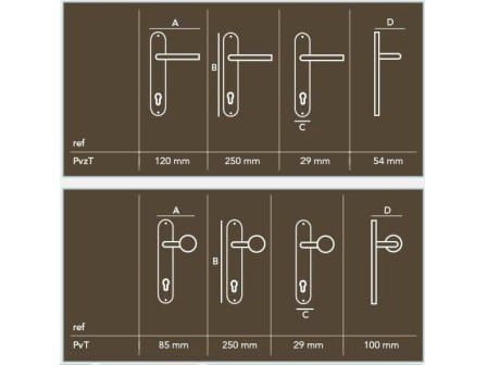 Ручка на пластине с насадкой Dauby Pure® ARCH-00071208 - Вид №1