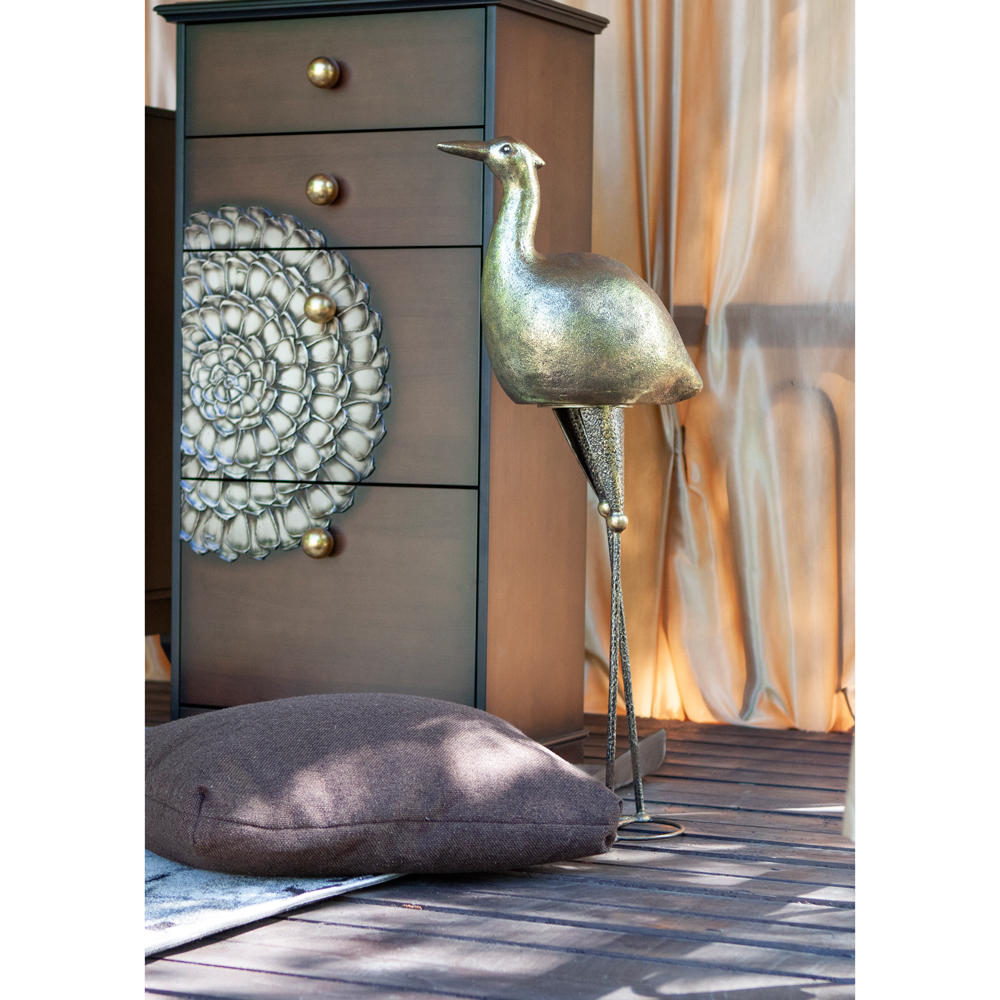 77081 Скульптура Цапля Бронза BOGACHO 4627163961762 - Вид №9