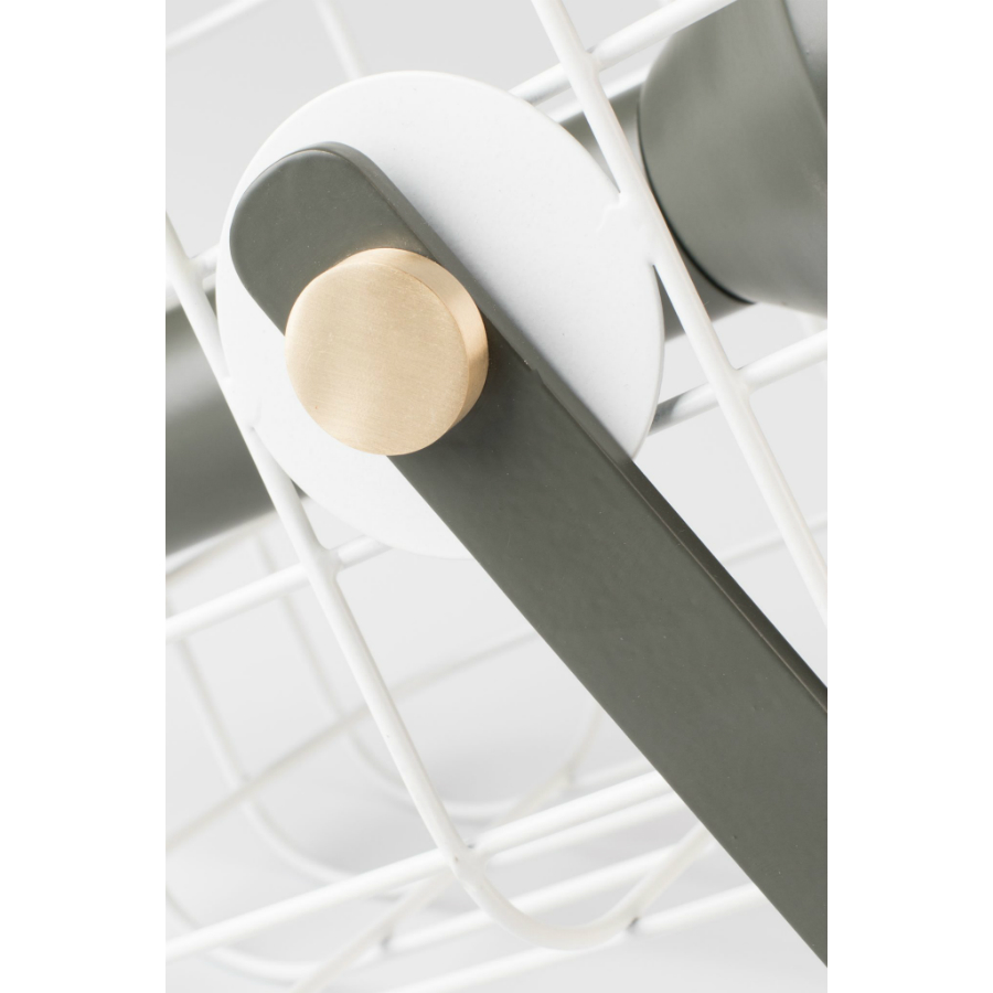 Лампа настольная Cage, белая White Label Living 5200071 - Вид №4