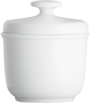 10642803 Furstenberg Чаша с крышкой Furstenberg "Вагенфельд" 7см (белая) Фарфор 