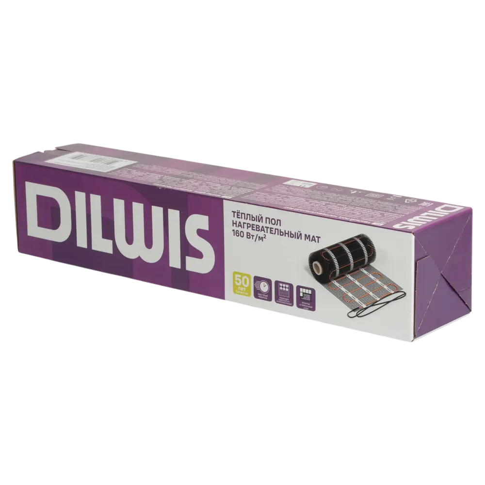 Нагревательный мат для теплого пола DILWIS 1 м2 160 Вт 89398458 STLM-2102278  - Вид №2