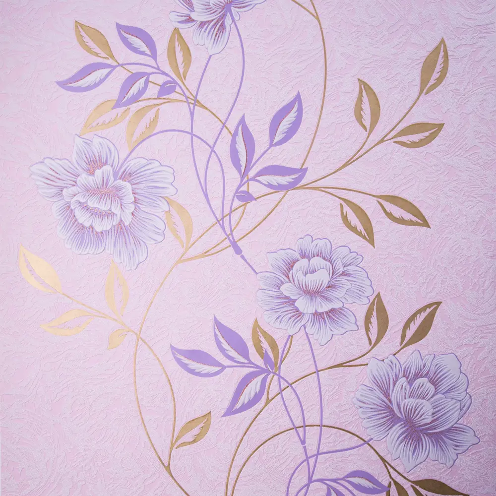 Обои виниловые Home Color Jardin фиолетовые 0.53 м 136-56 13433956 STLM-2018232