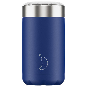F500MABLU Термос для еды food pot matte, 500 мл, синий Chilly's Bottles