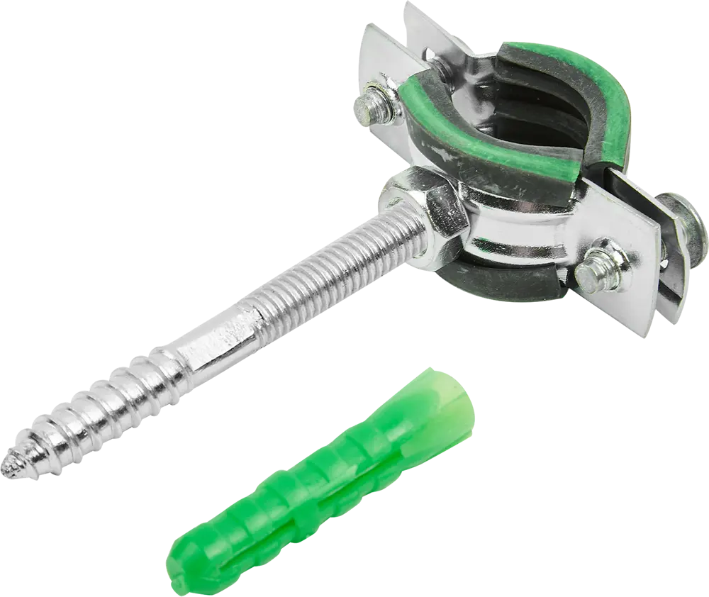 Хомут MAYER для труб 20-24 мм со шпилькой и дюбелем 84858776