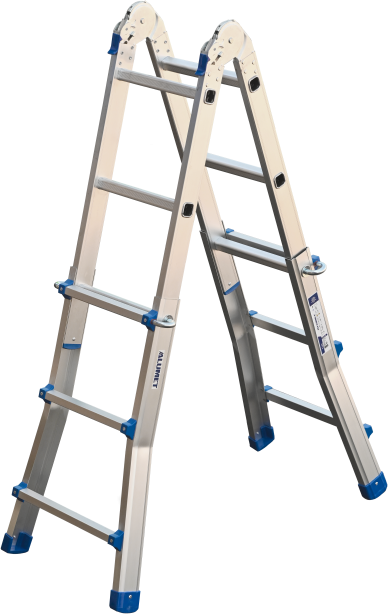 Лестницы алюминиевые шарнирные телескопические TT 43