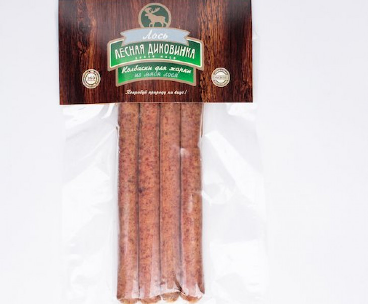 5054 Колбаски для жарки из мяса лося Вкусляндия  - Вид №1