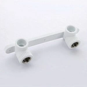 Водорозетка В двойная на планке PRO AQUA полипропиленовая 25х1/2"