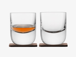 Набор стаканов для ликера из дутого стекла - 270 мл