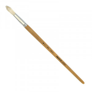 4304108 Кисть щетина удлиненная ручка круглая длинная ручка №08 ХМ