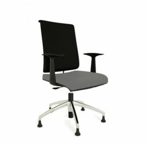 Ares Line Стул офисный вращающийся с 5 спицами и подлокотниками Zero7 family