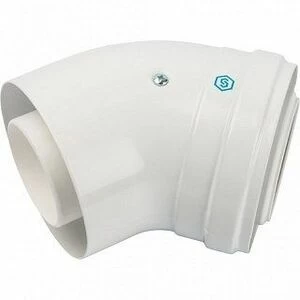 Угол дымохода STOUT 60/100 45 градусов для конденсационных котлов