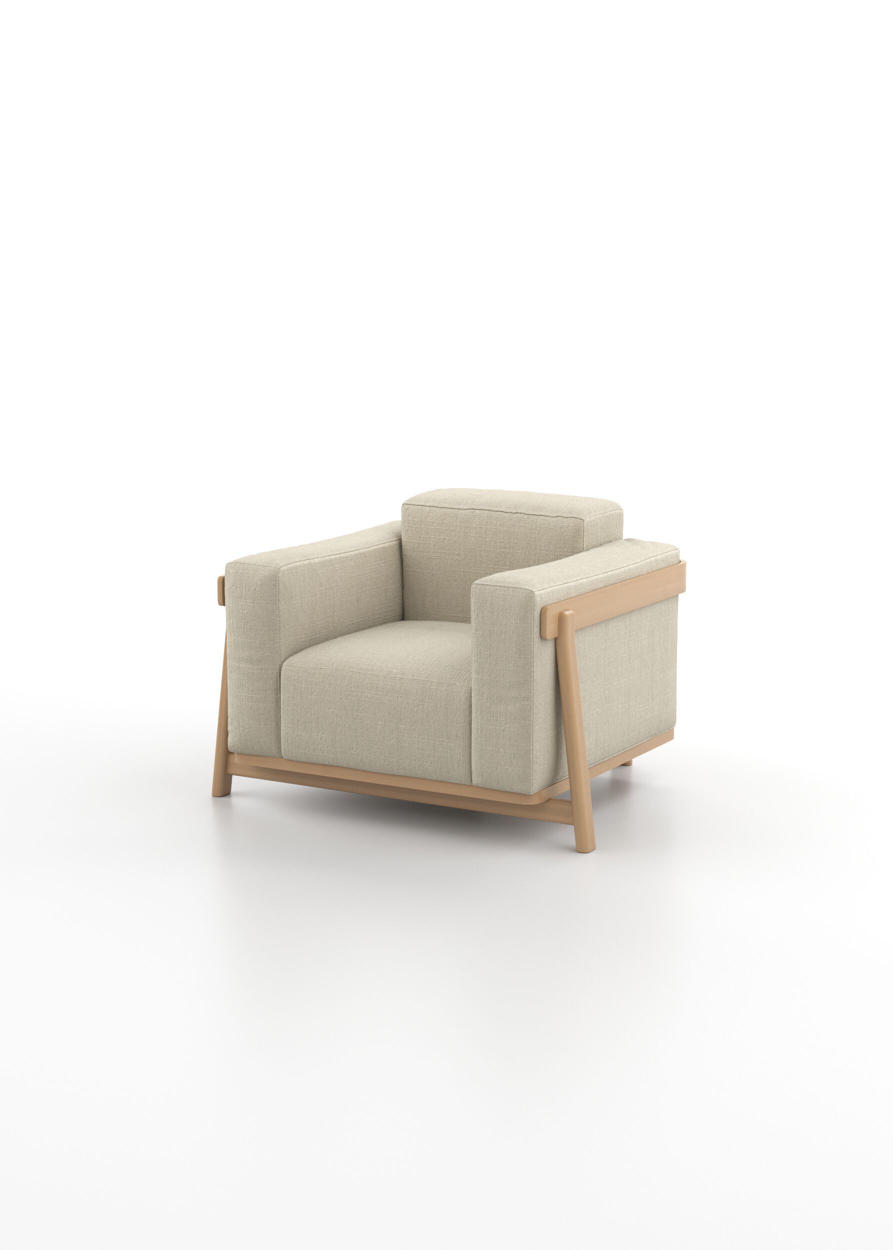 Тканевое кресло с подлокотниками Omelette Editions масала ARCH-00083986 - Вид №8