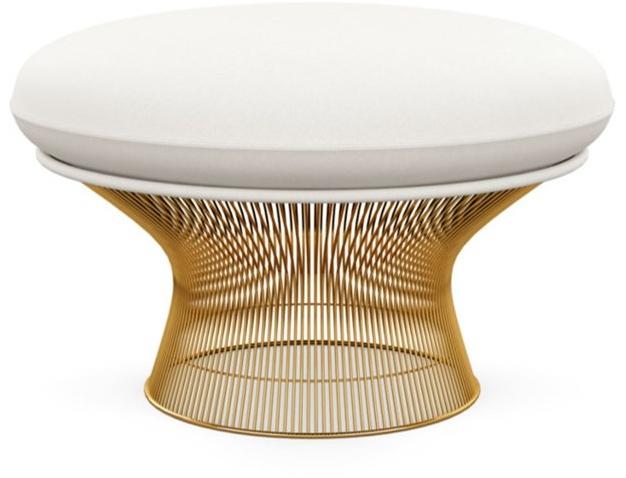 KNOLL Мягкая подножка из стали и ткани Platner sun-id-1414043 - Вид №4