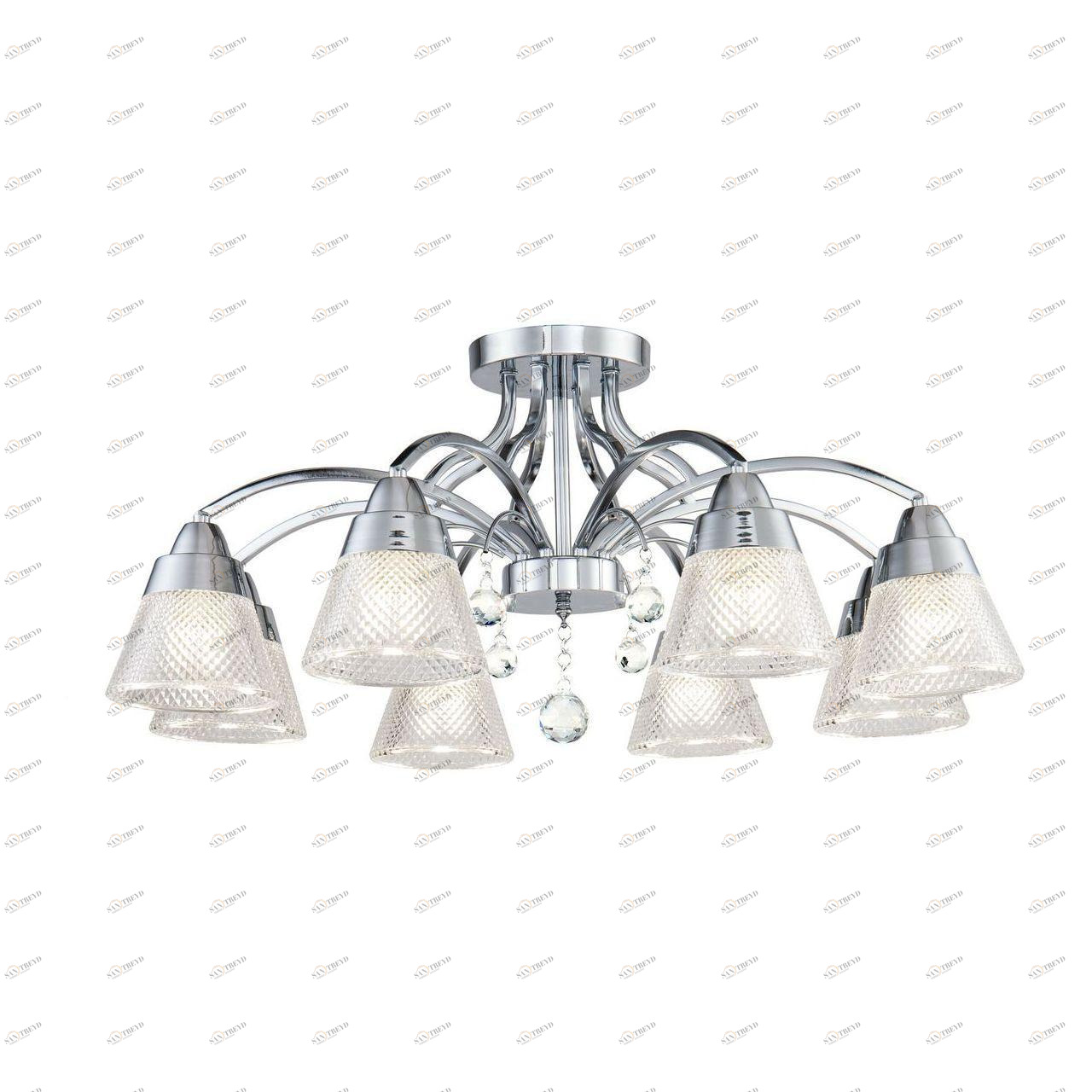 Потолочная люстра Freya Enrica FR2011CL-08CH FREYA ДИЗАЙНЕРСКИЕ, ENRICA 220244 Хром 