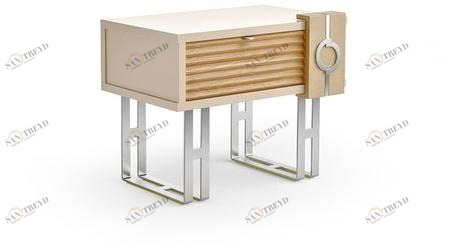 Caroti Прямоугольная прикроватная тумбочка из лакированного дерева с ящиками в современном стиле Concept Art.41 - lift