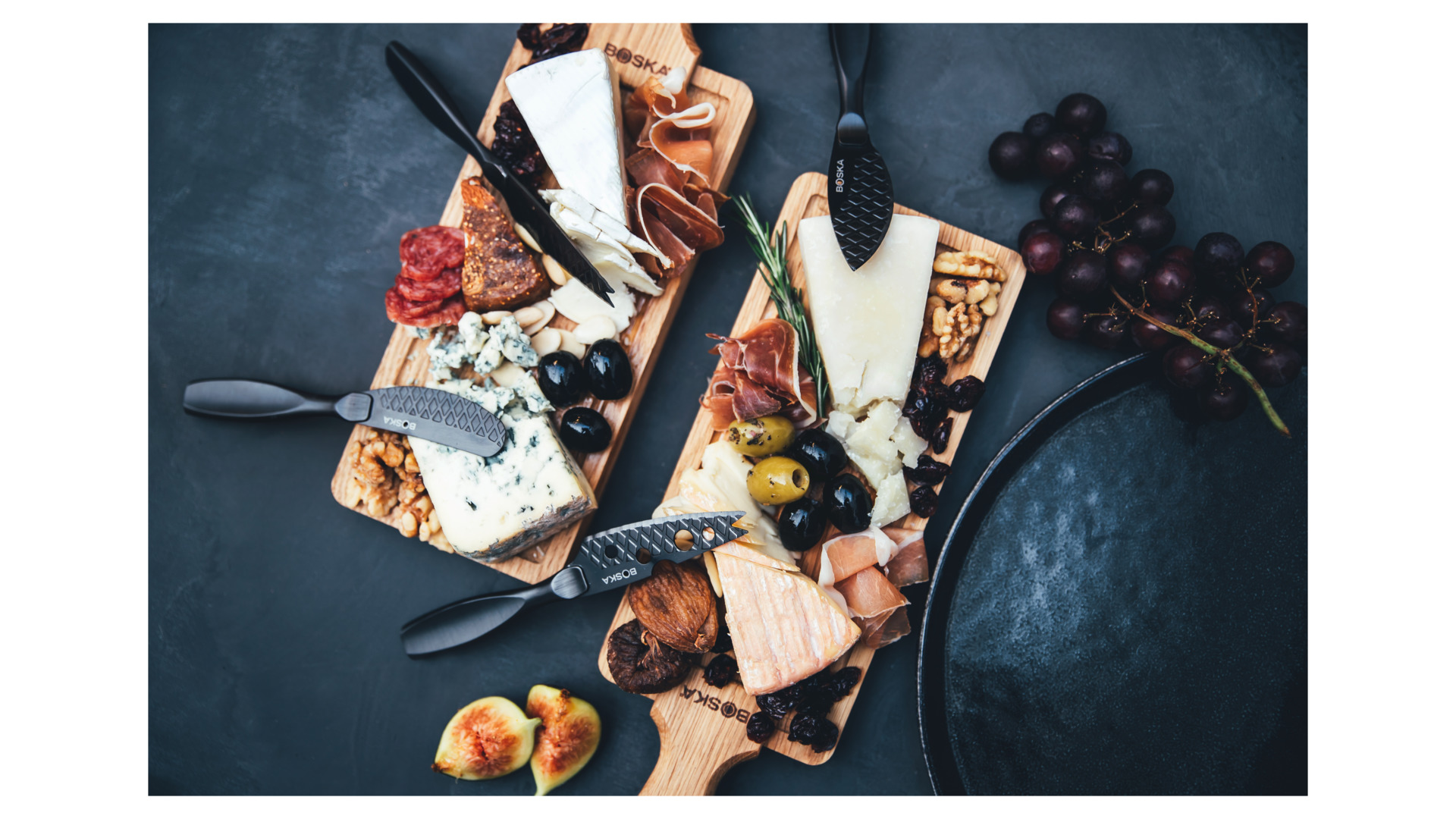 10640457 Boska Набор мини-ножей для всех видов сыра Boska "Монако+" 19х19см, 4шт, сталь, (чёрный), п/у Сталь нержавеющая  - Вид №3