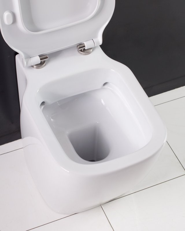 Унитаз приставной BelBagno ALDINA безободковый Приставной унитаз напольный Белый BELBAGNO  Китай  - Вид №2