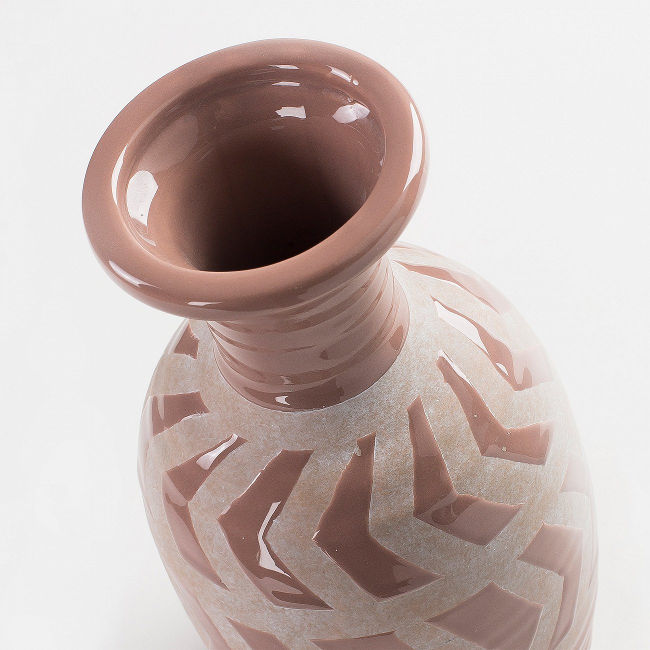 Ваза керамическая розовая Arco от La Forma LA FORMA - 343133 Розовый  - Вид №1