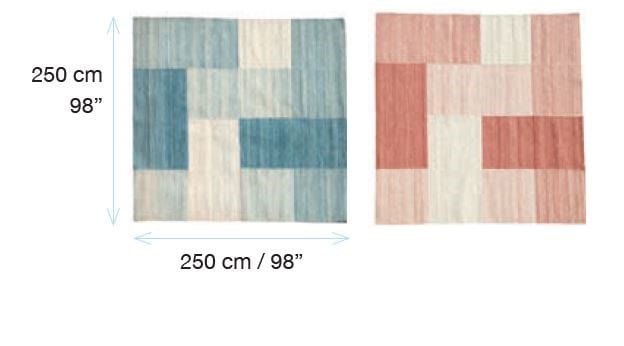 Напольный квадратный ковер calma MASIA ARCH-00023797 - Вид №2