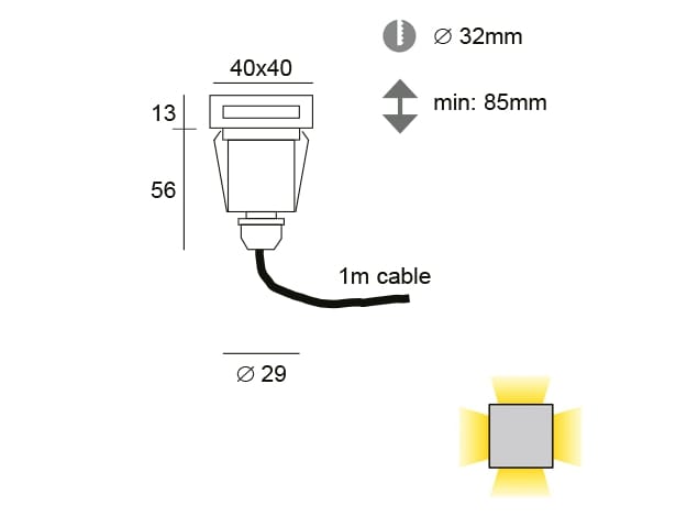 Открытый алюминиевый светодиодный маркер BEL-LIGHTING ARCH-00131082 - Вид №9