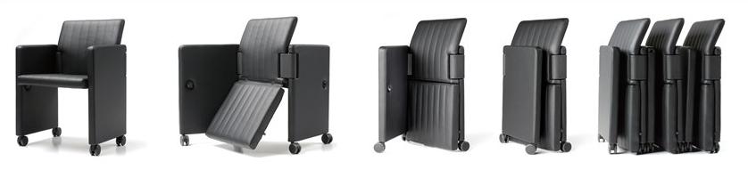 ESTEL GROUP Складное кресло для конференций из кожи sun-id-1405600 - Вид №17