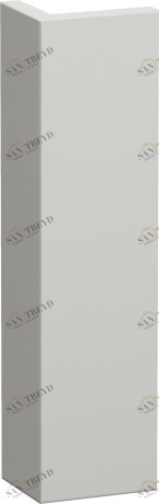 LC589900707 L-Cube Доборная планка для шкафчика L-Cube Бетонно-серый матовый декор Duravit