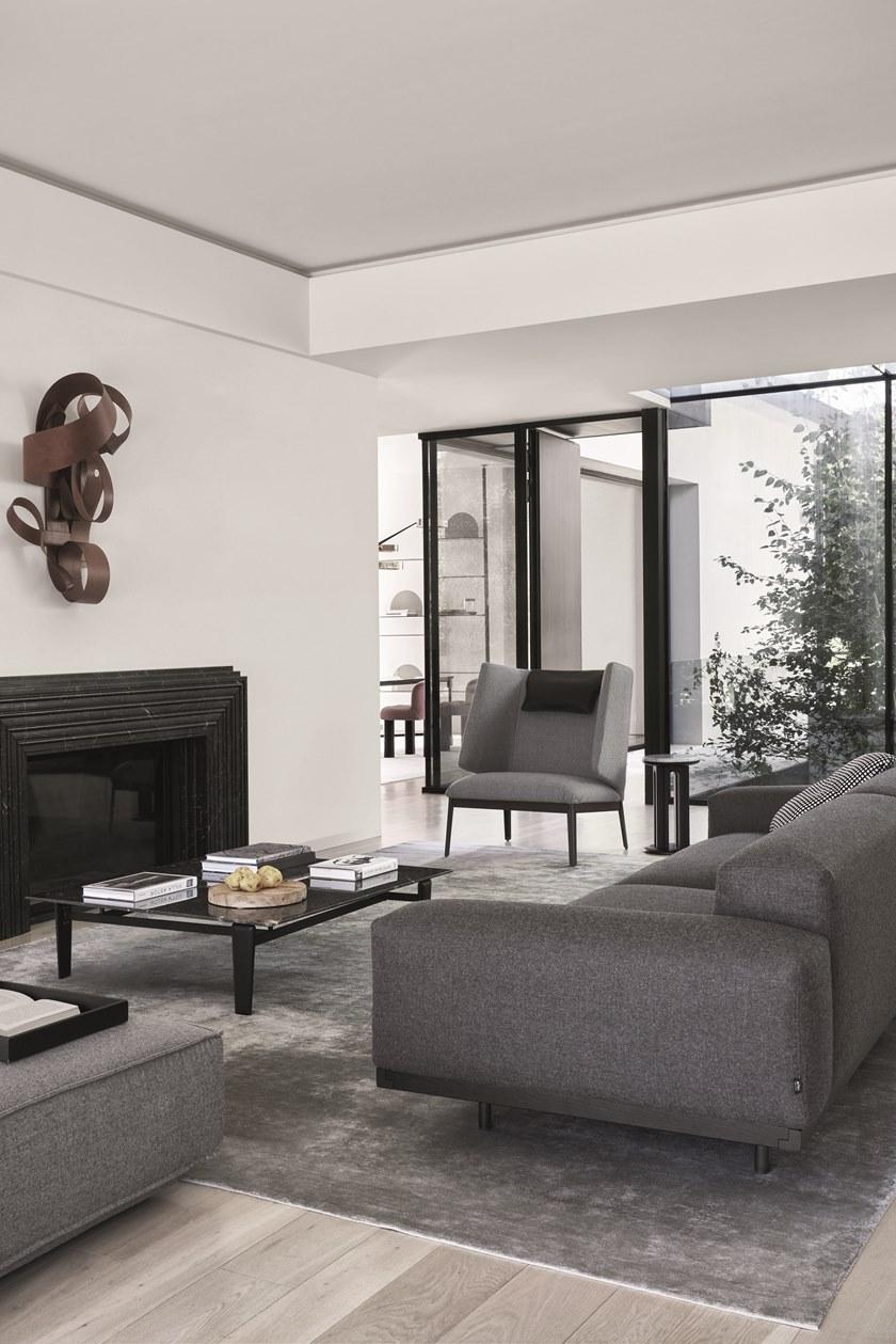 arflex Кресло Wing из кожи с высокой спинкой Hug sun-id-1445282 - Вид №8