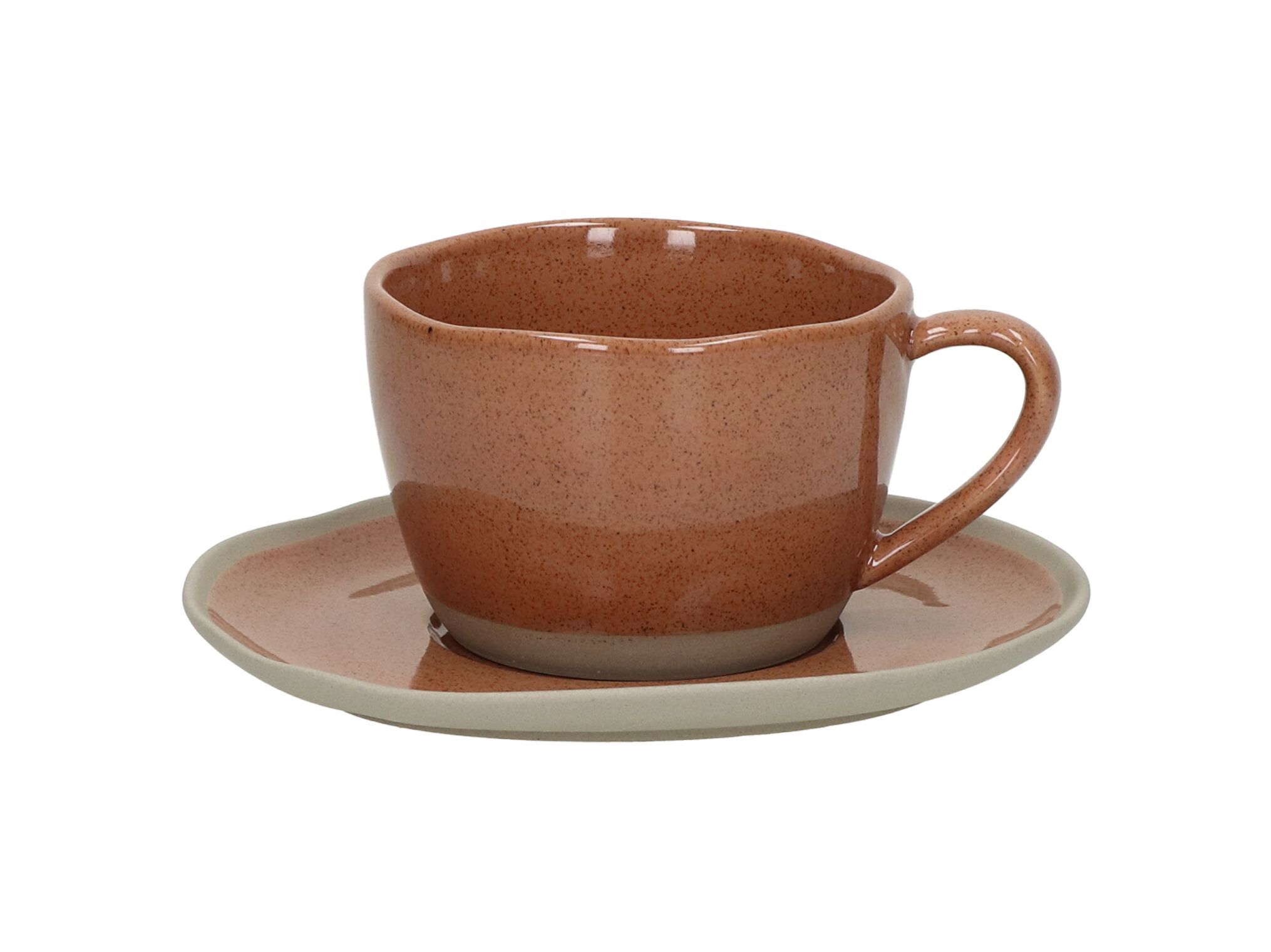 Фарфоровая чашка с блюдцем POMAX Primeval ARCH-00092415