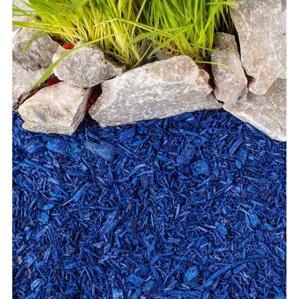 Santreyd Декоративная щепа синяя для ландшафтного дизайна 50 л 87655104 STLM-1330989 - Вид №1