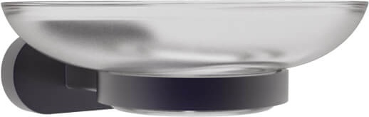 Круглый держатель для полотенец - черный матовый / PL18805S Planet mat siyah Creavit  - Вид №1