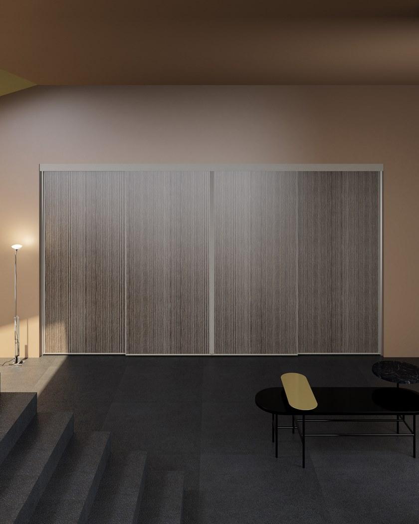 De Rosso Гардеробная со сверхлегкими раздвижными дверцами на заказ Aliante system sun-id-1402329 - Вид №31