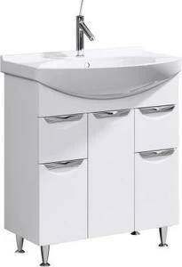 Лайн тумба под умывальник Лагуна 750 с двумя ящиками Li.01.07,